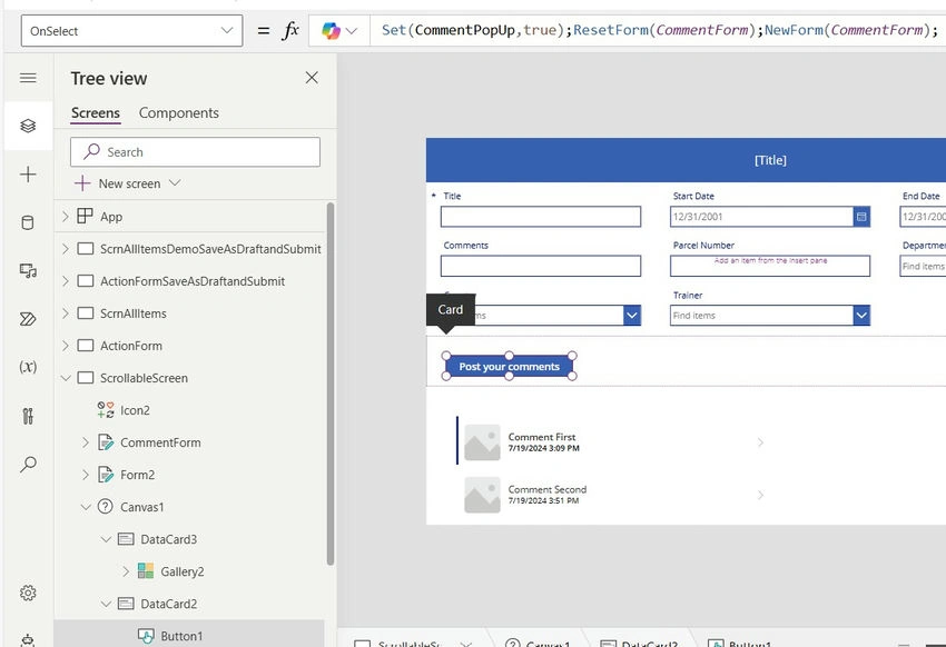 New popup
