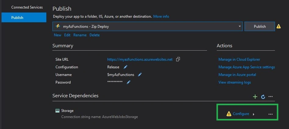 Create Container and Upload Blob using Azure Function in .NET Core