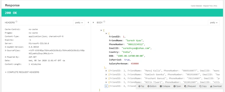 Create Custom / User Defined Web API GET Method And Test In Talend API