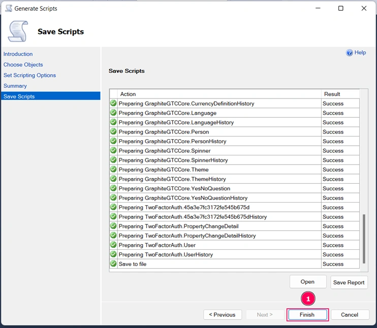 Create Database Script with Table Data In SQL Server