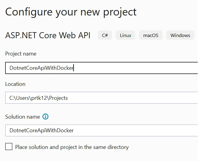 Create, Deploy and Run a dockerized .NET Core app to an Azure container instance