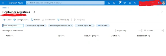 Create, Deploy and Run a dockerized .NET Core app to an Azure container instance