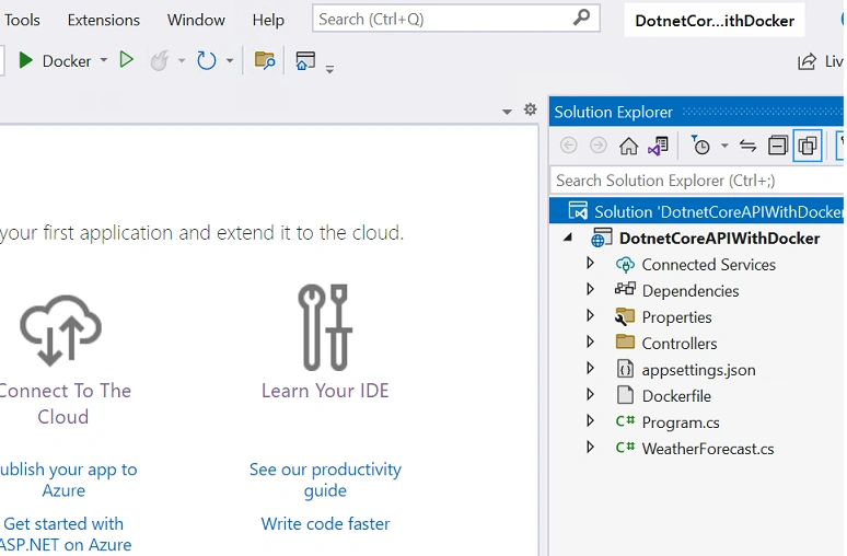 Create, Deploy and Run a dockerized .NET Core app to an Azure container instance