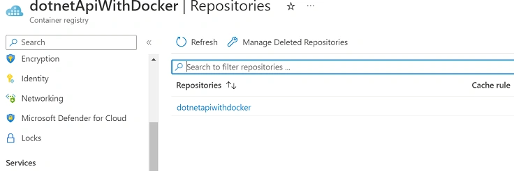 Create, Deploy and Run a dockerized .NET Core app to an Azure container instance