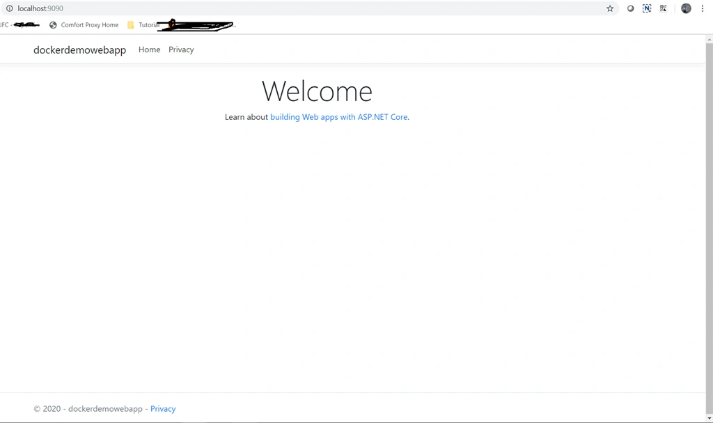 Create Docker Image For Simple Web Application And Hosting Using Visual Studio .NET Core