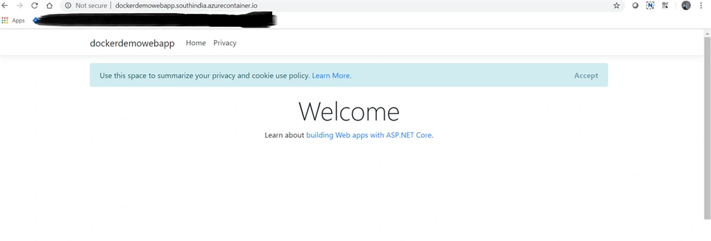 Create Docker Image For Simple Web Application And Hosting Using Visual Studio .NET Core