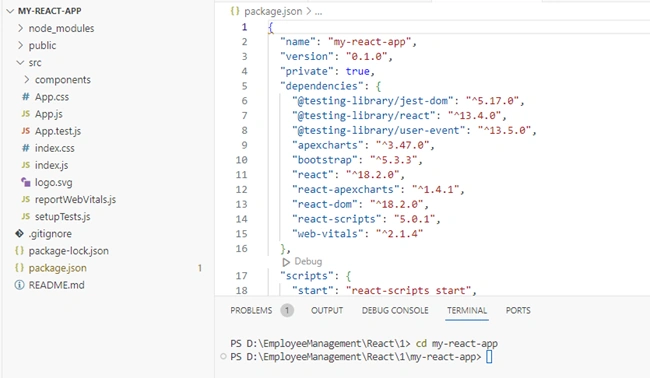 React project structure