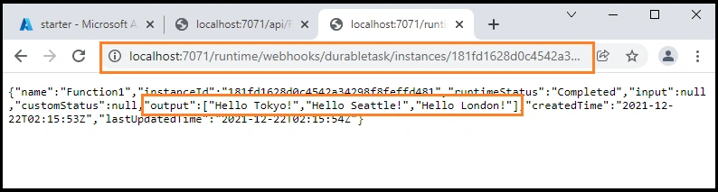 Create Azure Durable Function in Visual Studio