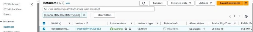 EC2 running instance
