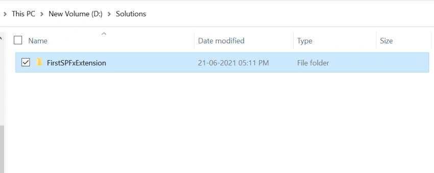 Create Extension with SharePoint Framework(SPFx)