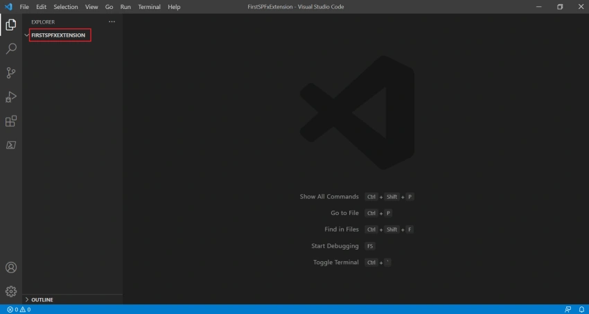 Create Extension with SharePoint Framework(SPFx)