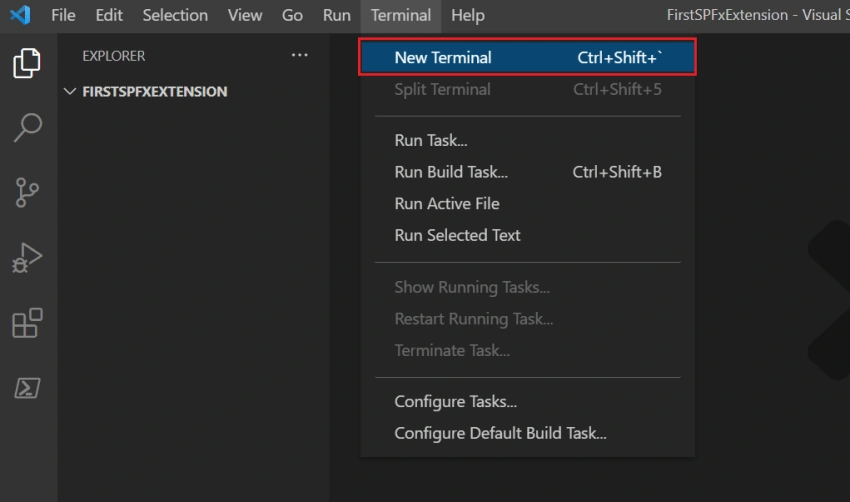 Create Extension with SharePoint Framework(SPFx)