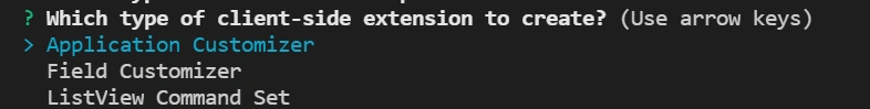 Create Extension with SharePoint Framework(SPFx)