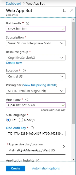 Create FAQ BOT using QnA Cognitive Service and Integrate BOT Service to the Microsoft Teams