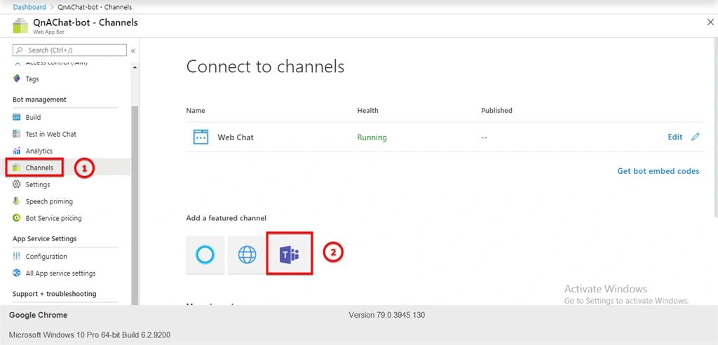 Create FAQ BOT using QnA Cognitive Service and Integrate BOT Service to the Microsoft Teams