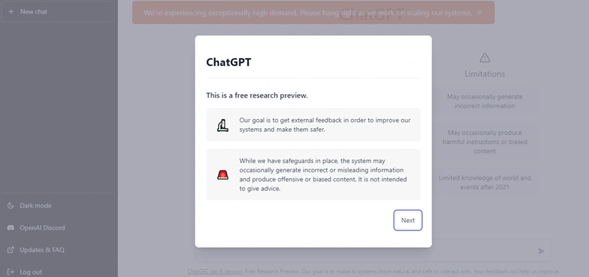 Create First application in ChatGPT by OpenAI : ChatGPT Tutorial