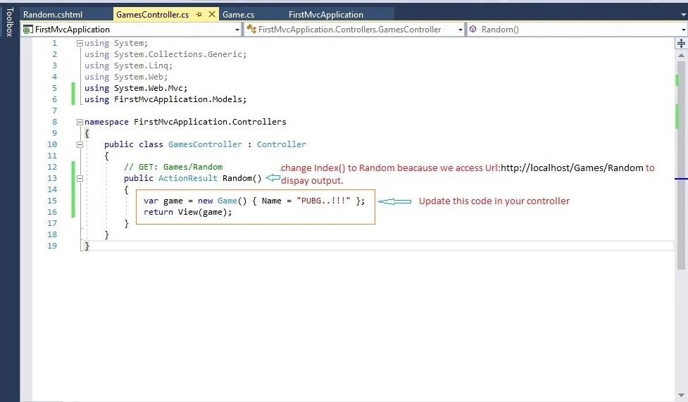 Create First ASP.NET MVC Application - Step By Step For Beginner