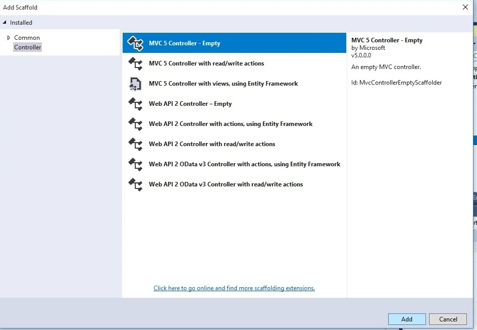 Create First ASP.NET MVC Application - Step By Step For Beginner