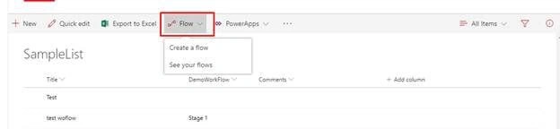 Command bar