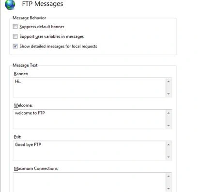 FTP Message