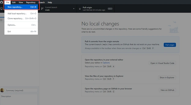 Easy Way To Create GitHub Repository And Add New Or Existing Project Using GitHub Desktop
