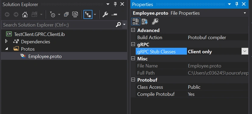 Create gRPC Consolse And WorkerService Client Applications