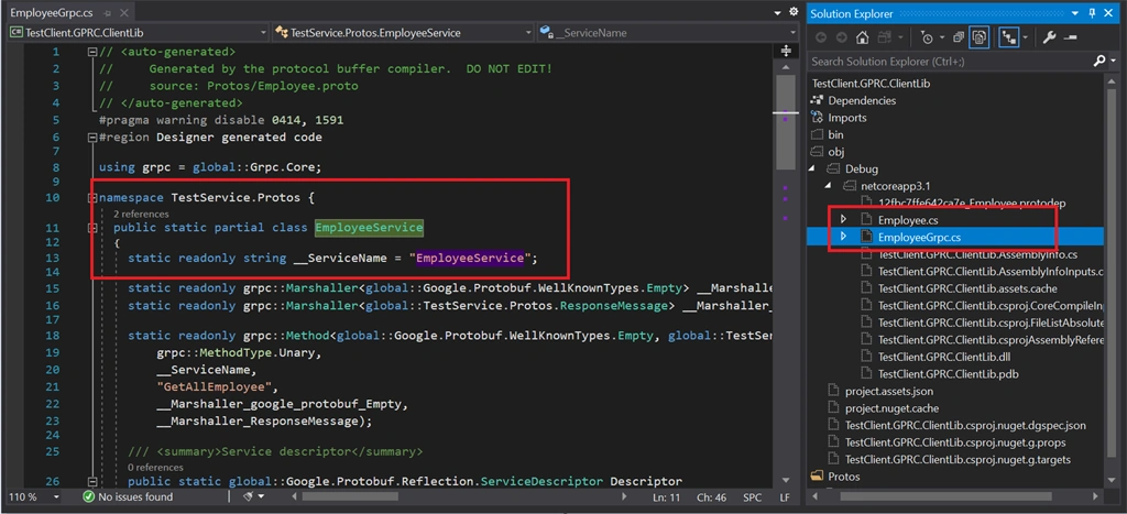 Create gRPC Consolse And WorkerService Client Applications