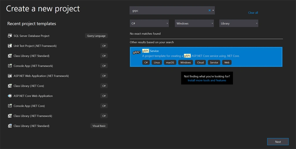 Create gRPC Server Application With .Net Core
