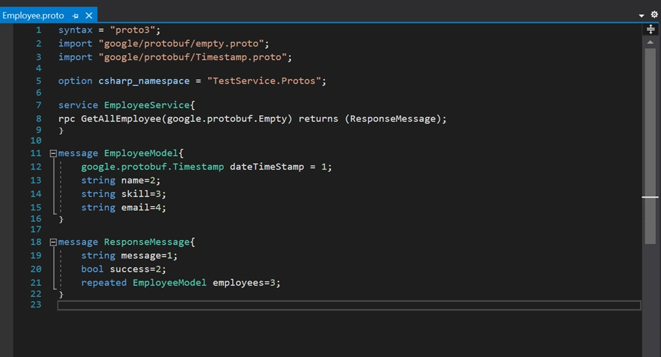 Create gRPC Server Application With .Net Core