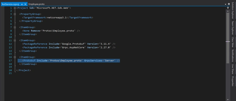 Create gRPC Server Application With .Net Core