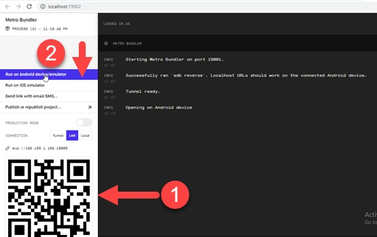 Create Hello World Application Using React Native
