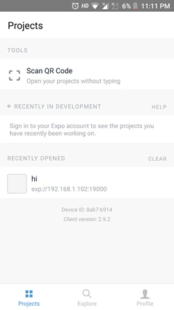 Create Hello World Application Using React Native