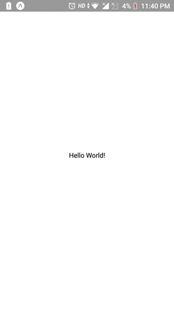 Create Hello World Application Using React Native