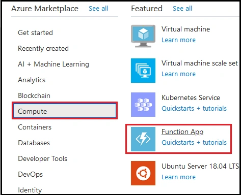 Http Trigger Function in Azure Portal