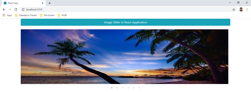 Image Slider Using ReactJS