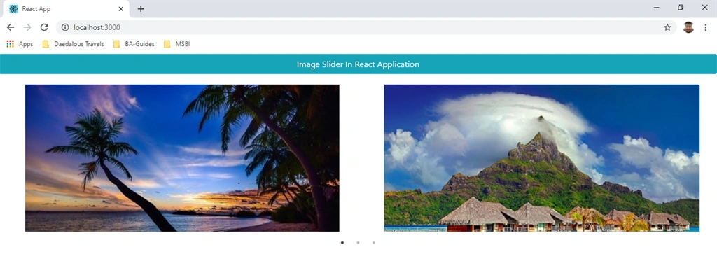 Image Slider Using ReactJS