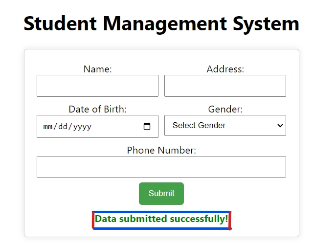 Data submitted