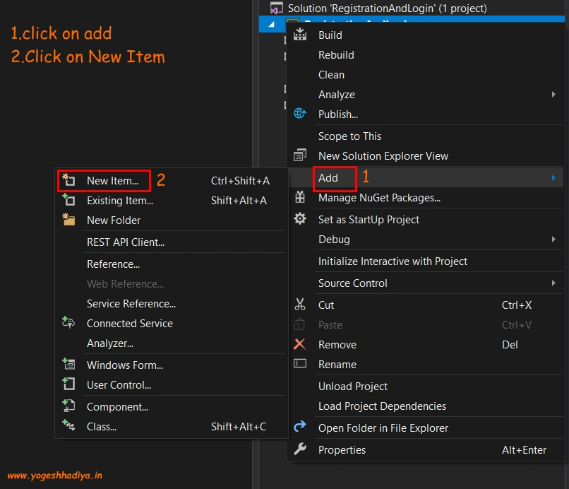 Create Login(Sign In) And Registration (Sign Up) Form In C# Windows Form With Database