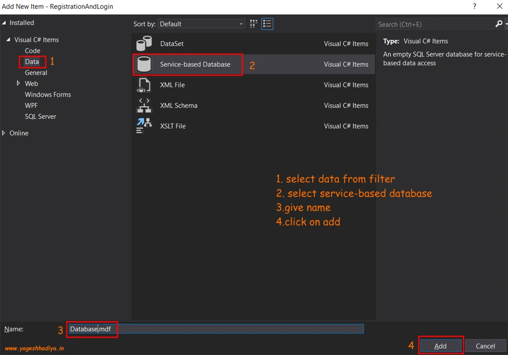 Create Login(Sign In) And Registration (Sign Up) Form In C# Windows Form With Database