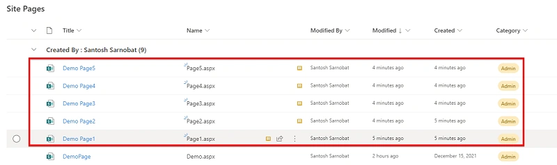 Create Multiple Copies Of A Site Page, Rename And Update Properties Using Power Automate