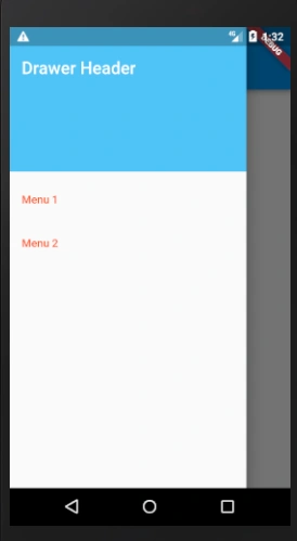 Create Navigation Drawer In Flutter