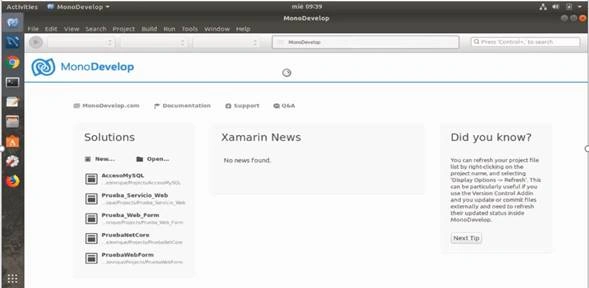 Create .NET Core Web API (C#) In MonoDevelop On Ubuntu 18.04