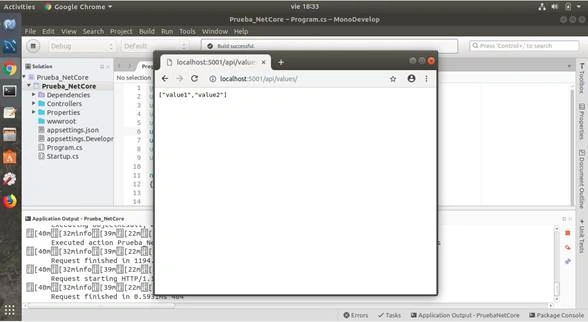 Create .NET Core Web API (C#) In MonoDevelop On Ubuntu 18.04