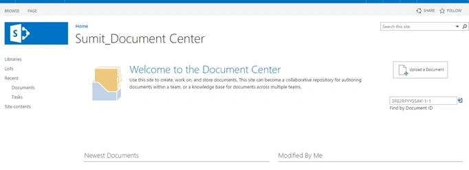 document center site