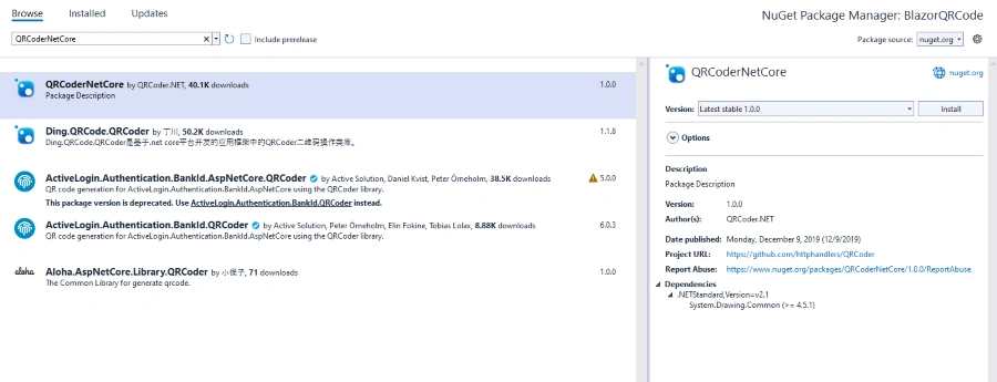 Create QR Code In Blazor