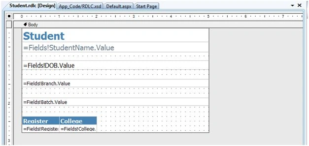 RDLC Report
