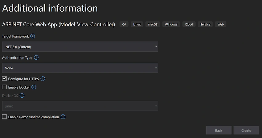 CRUD with ASP.NET Core