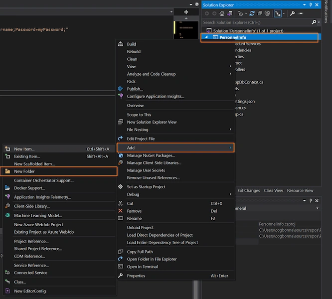 CRUD with ASP.NET Core