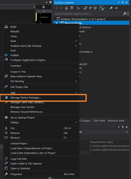 CRUD with ASP.NET Core