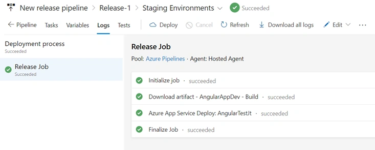 Create Release Pipeline For Angualr App Using Azure Devops